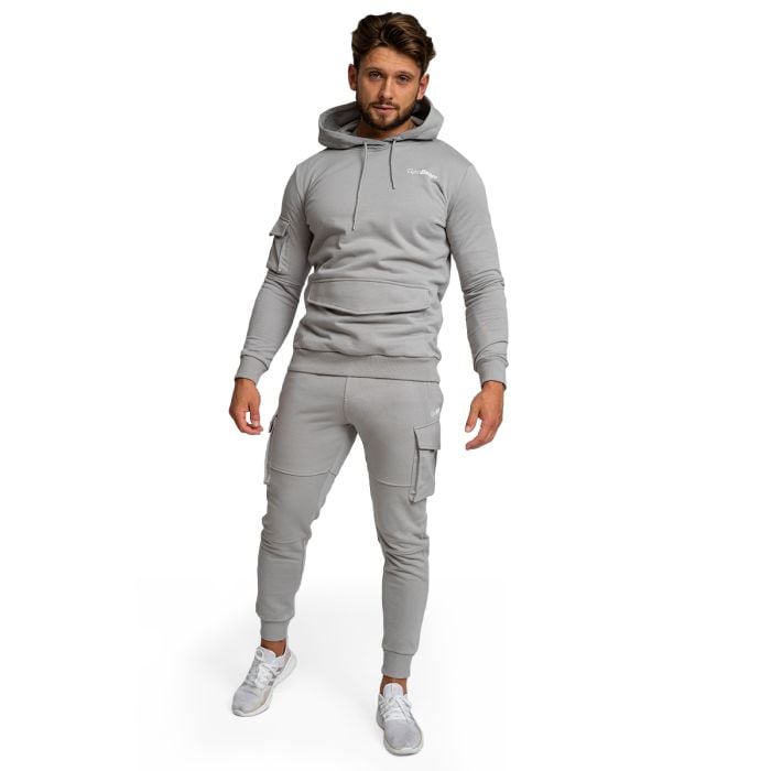 Мъжки суичър TRN Hoodie Grey - GymBeam L