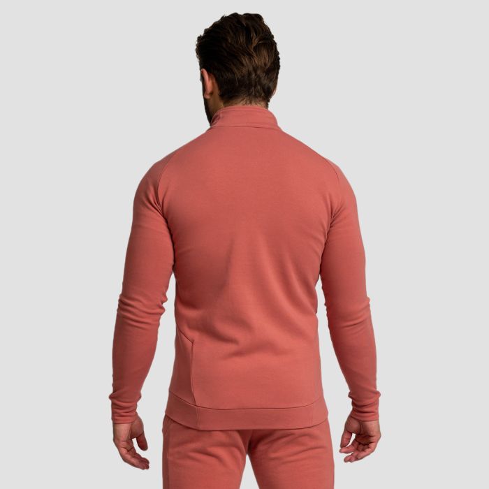 Мъжки суичър с цип Limitless Zip Up Cinnamon - GymBeam S