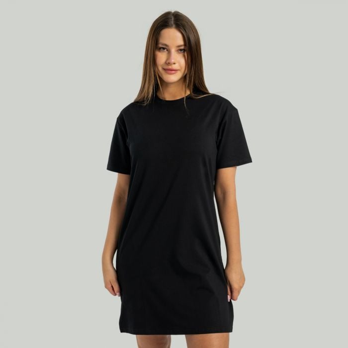 Рокля тениска ALPHA T-Shirt Dress Black - STRIX
