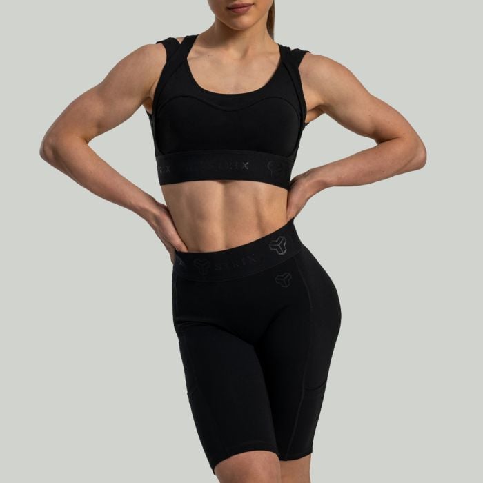 Дамски шорти Lunar Biker Shorts Black - STRIX XS