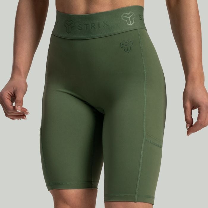 Дамски шорти Lunar Biker Shorts Cedar Green - STRIX L