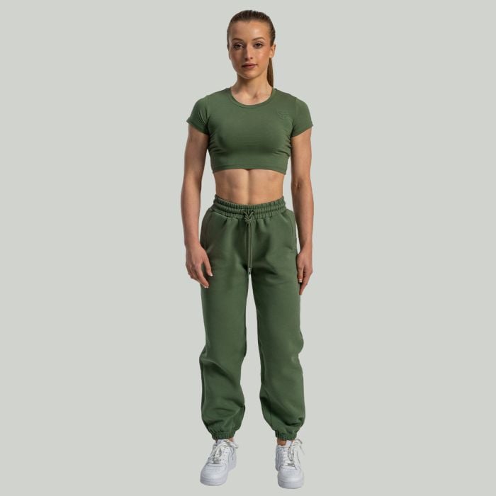 Дамско долнище на анцуг Lunar Joggers Cedar Green - STRIX S