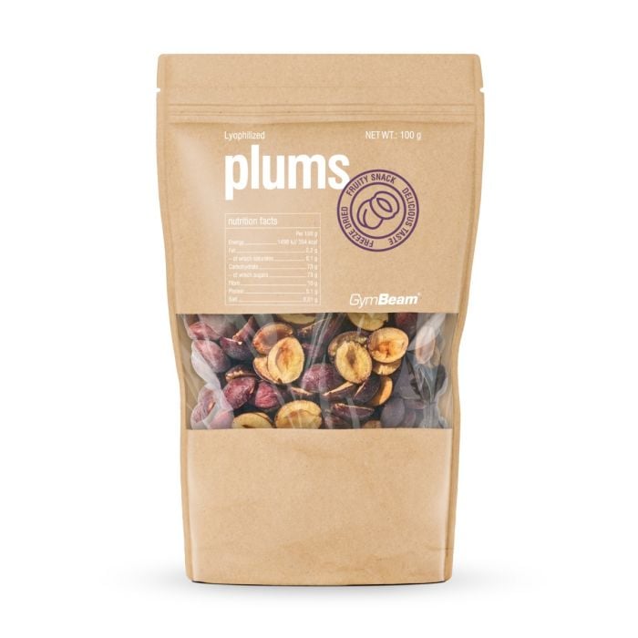 Лиофилизирани сливи - GymBeam 100 g