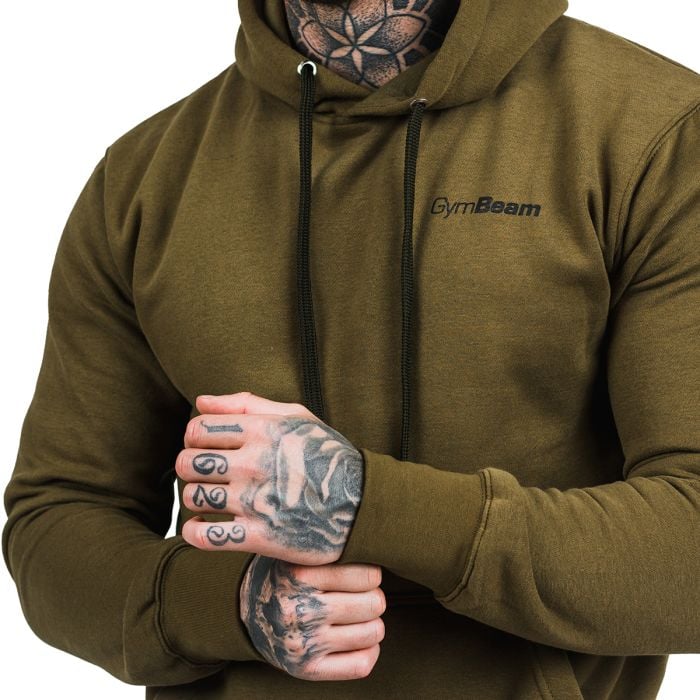Суичър Athlete Military Green Black - GymBeam M