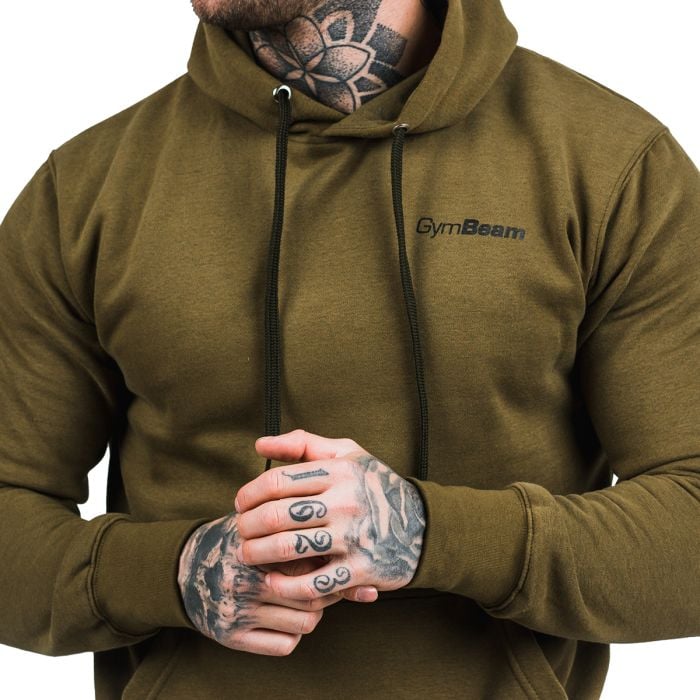 Суичър Athlete Military Green Black - GymBeam M