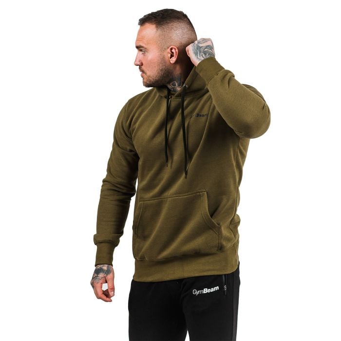 Суичър Athlete Military Green Black - GymBeam M