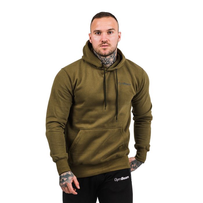 Суичър Athlete Military Green Black - GymBeam M