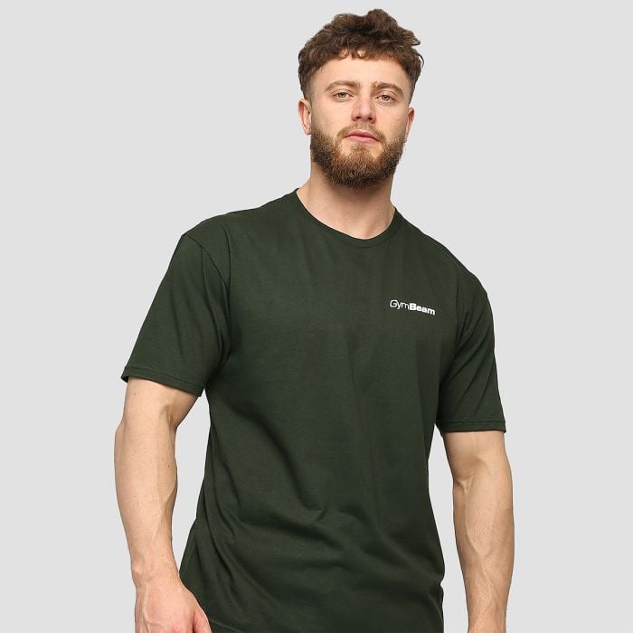 Men‘s Basic T-Shirt Green - GymBeam