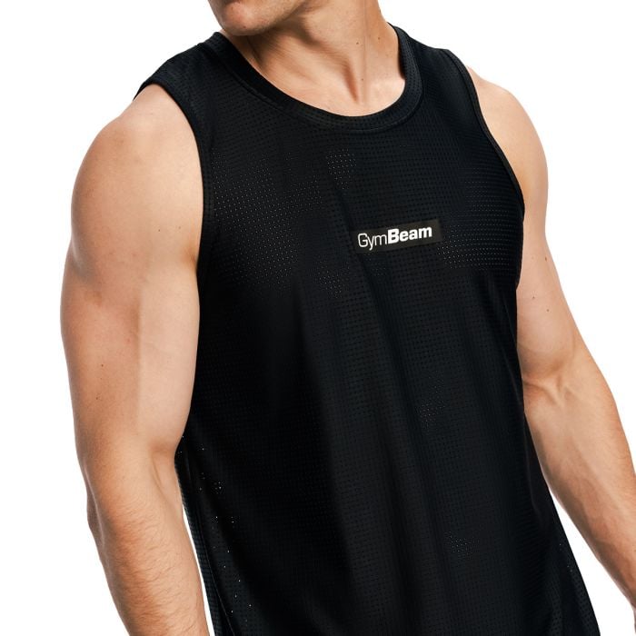 Мъжки топ Combat Black - GymBeam XXL