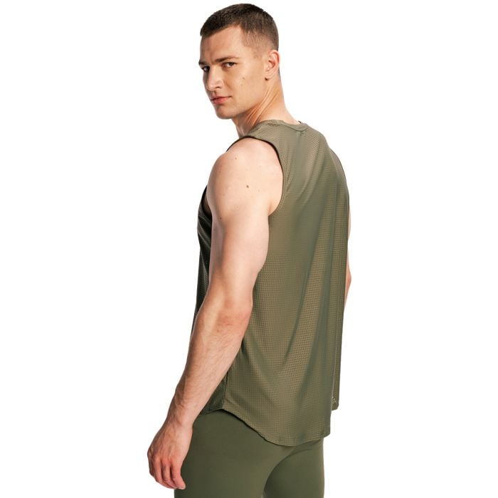 Мъжки топ Combat Olive Grey - GymBeam L