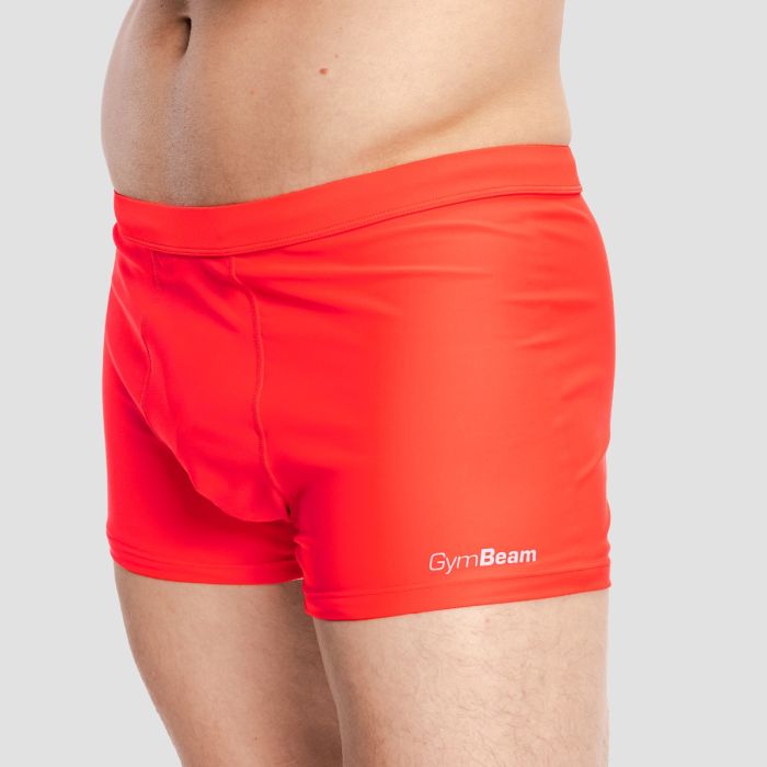 Mъжки шорти PRO Swim Red - GymBeam XXL