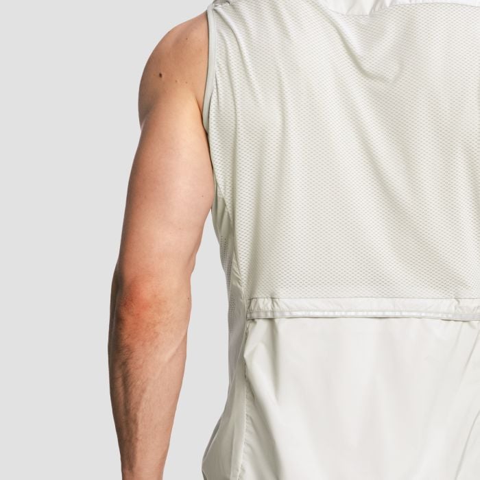 Мъжки спортен елек за бягане Pulse X Gray - GymBeam M