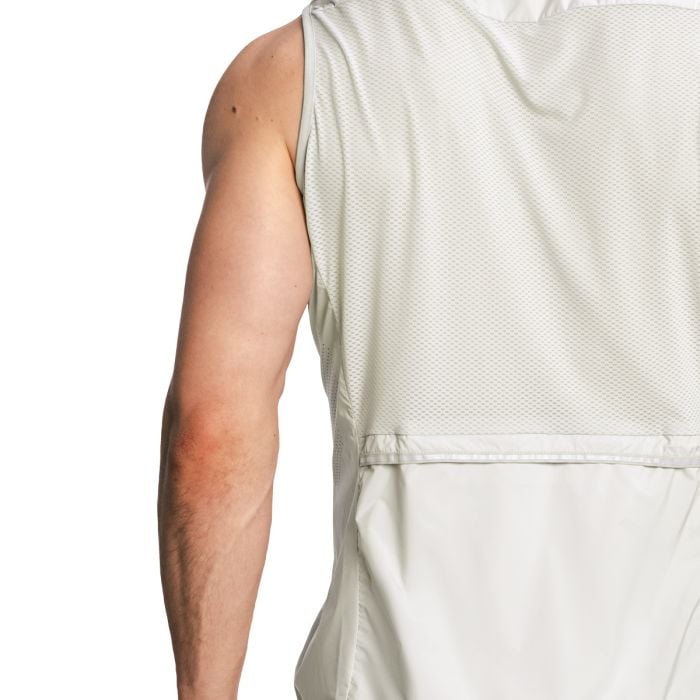 Мъжки спортен елек за бягане Pulse X Gray - GymBeam M