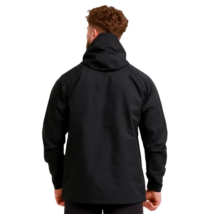 Мъжко яке за дъжд Smock Jacket Black - GymBeam L
