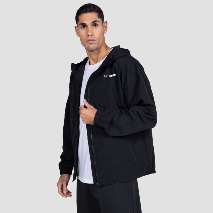 Мъжко яке Relay Black - GymBeam XXL