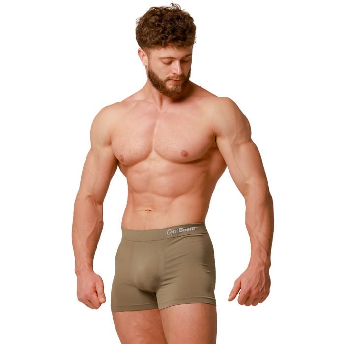 Мъжки безшевни боксерки 2Pack Army- GymBeam XL