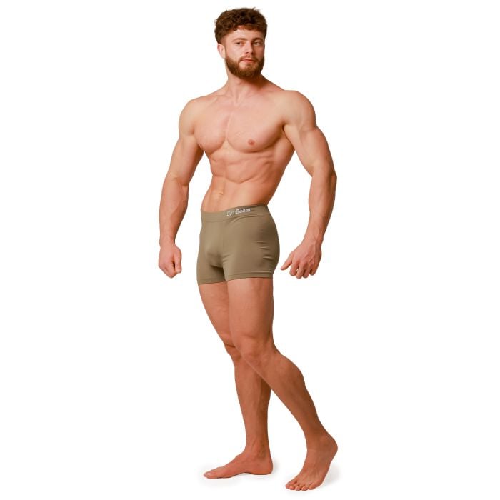 Мъжки безшевни боксерки 2Pack Army- GymBeam XL
