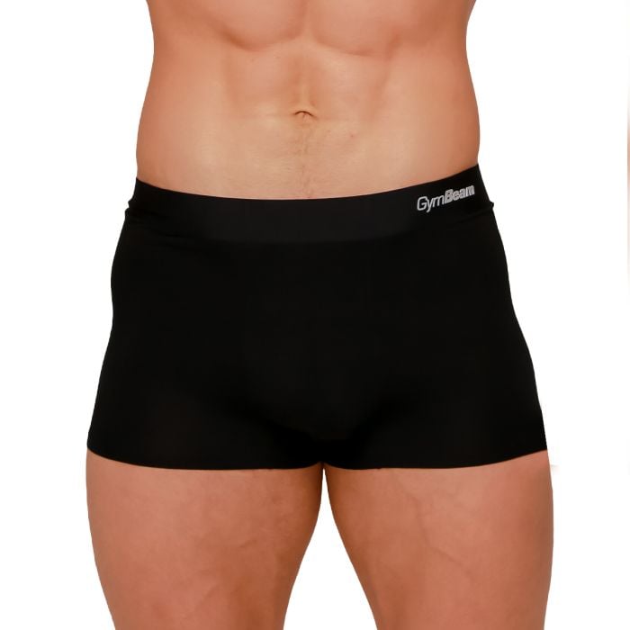 Мъжки боксерки Soft 2Pack Black - GymBeam L