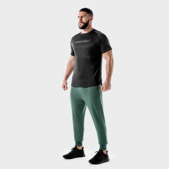 Мъжка тениска LAB360º Recycled Mesh Tee Black - SQUATWOLF S