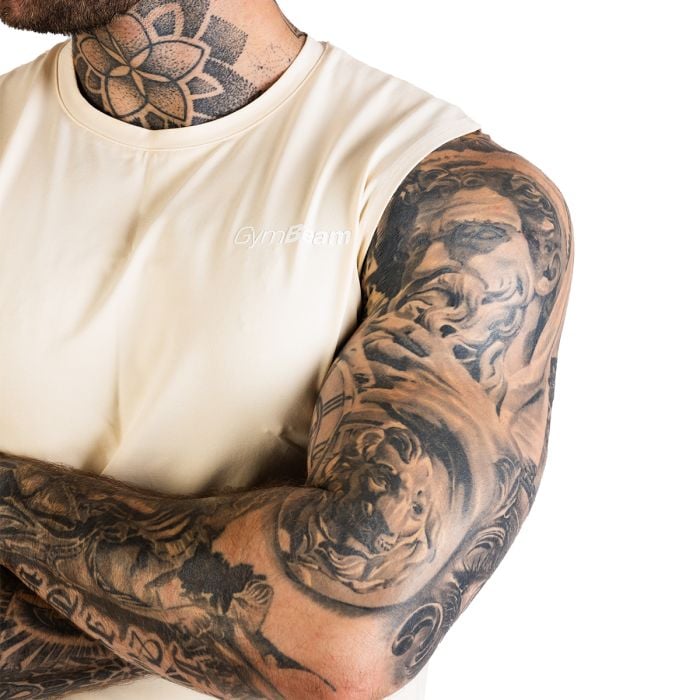Мъжки Топ TRN Tank Top Sand - GymBeam L