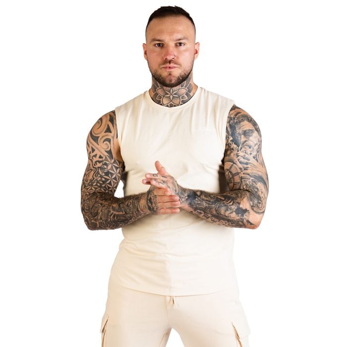Мъжки Топ TRN Tank Top Sand - GymBeam L