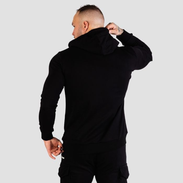 Мъжки суичър TRN Hoodie Black - GymBeam XXL