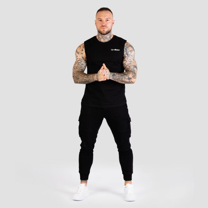 Мъжки Топ TRN Tank Top Black - GymBeam M