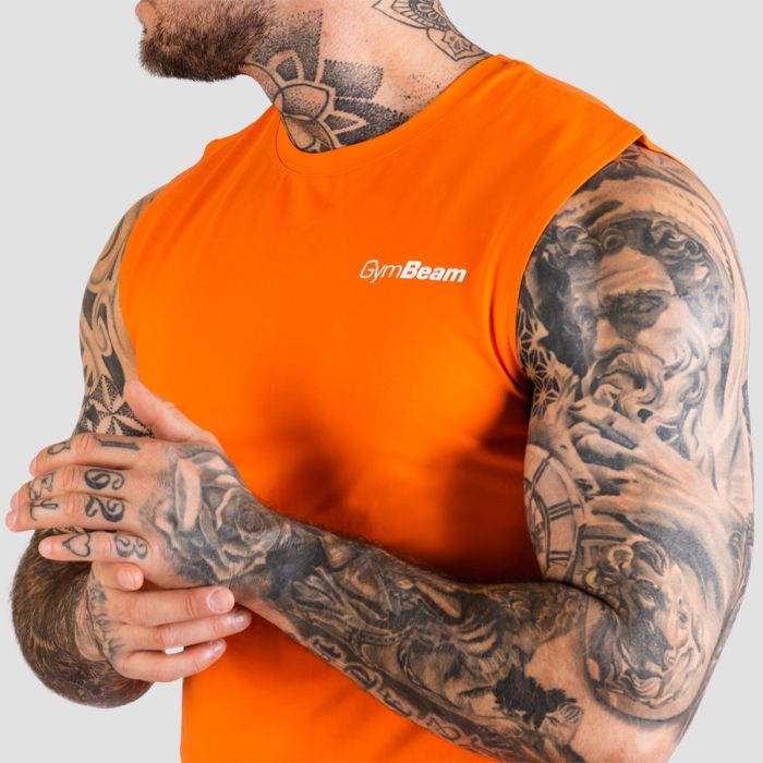 Мъжки Топ TRN Tank Top Orange - GymBeam XL