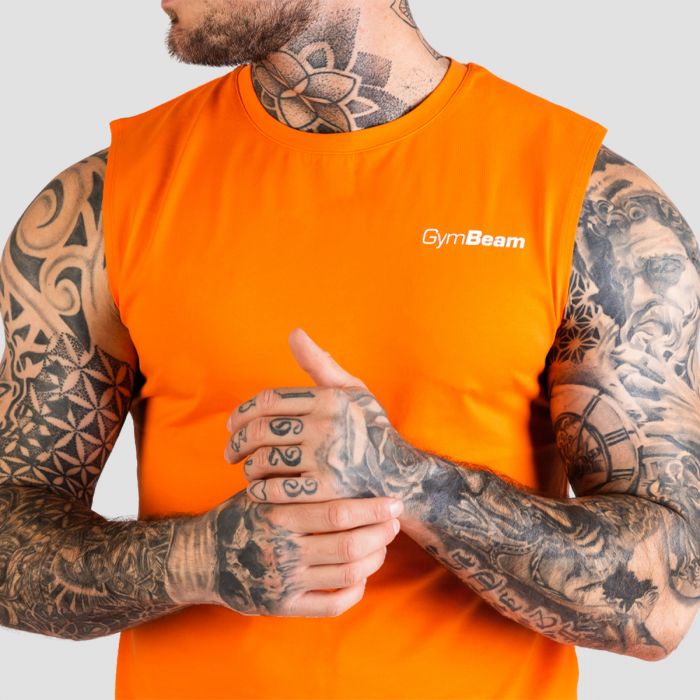 Мъжки Топ TRN Tank Top Orange - GymBeam XL