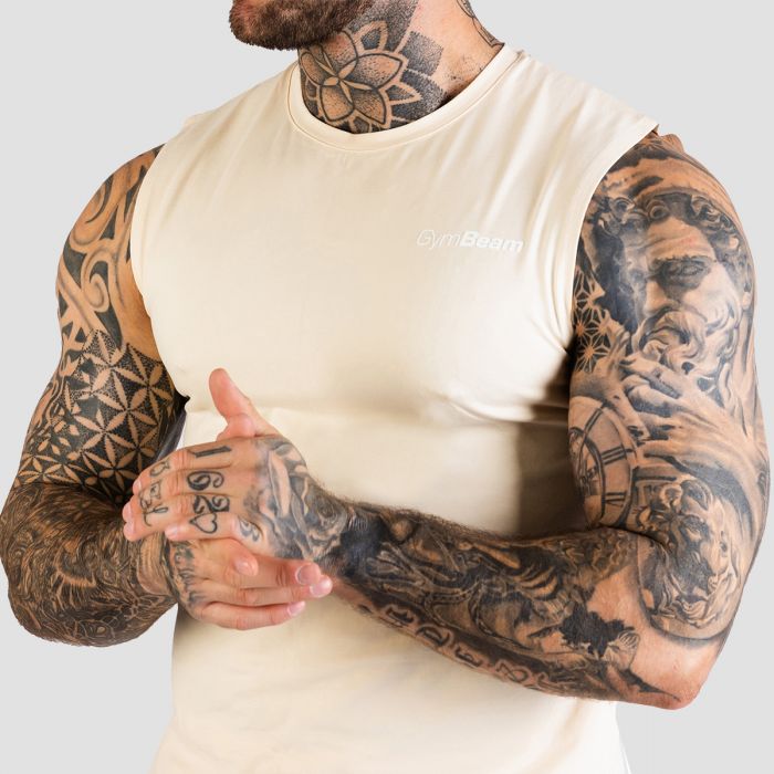 Мъжки Топ TRN Tank Top Sand - GymBeam L