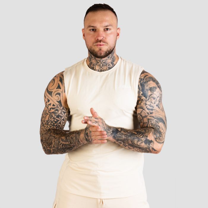 Мъжки Топ TRN Tank Top Sand - GymBeam L
