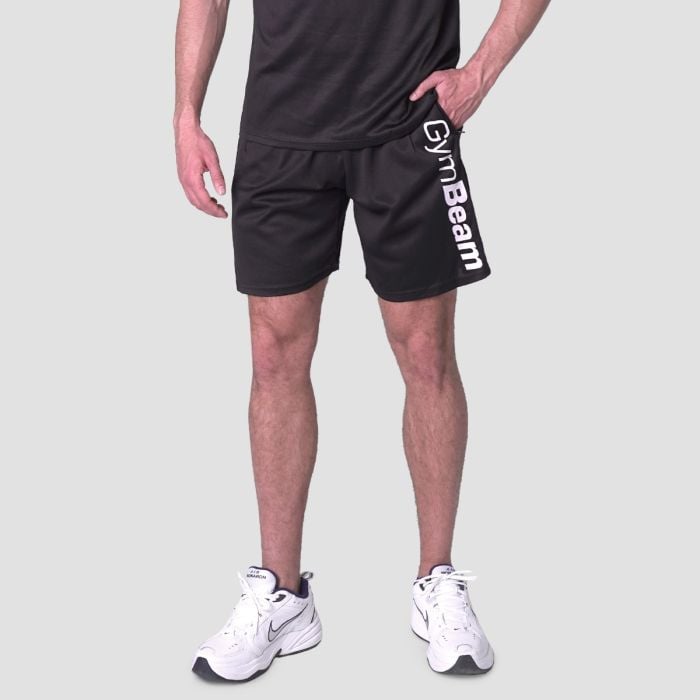 Мъжки шорти Mesh Essence Black - GymBeam L