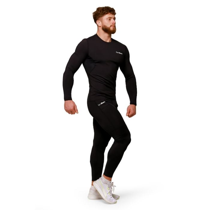 Клин Mid Compression Black - GymBeam XXXL