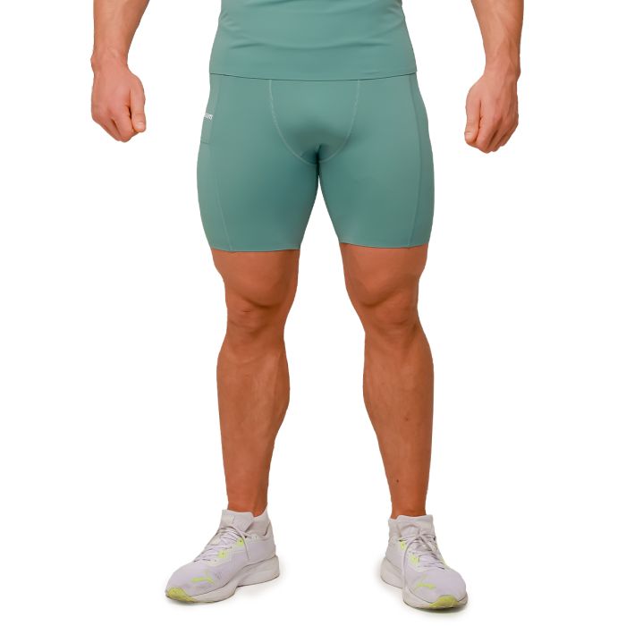 Шорти Mid Compression Blue - GymBeam XXXL