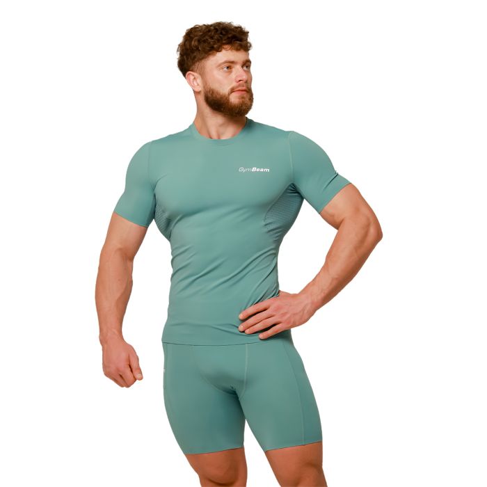 Шорти Mid Compression Blue - GymBeam XXXL