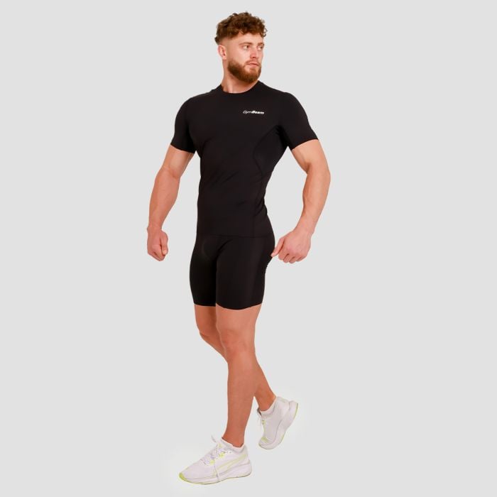 Тениска High Compression Black - GymBeam XXL