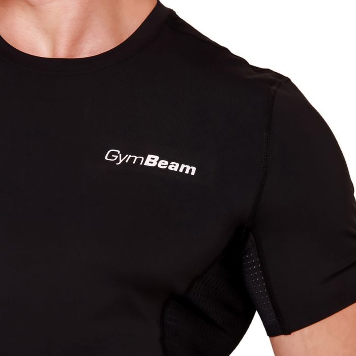 Тениска High Compression Black - GymBeam XXL