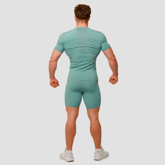 Tениска Мid Compression Blue - GymBeam L