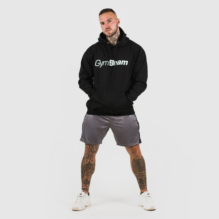 Суичър PRO Hoodie Black - GymBeam M