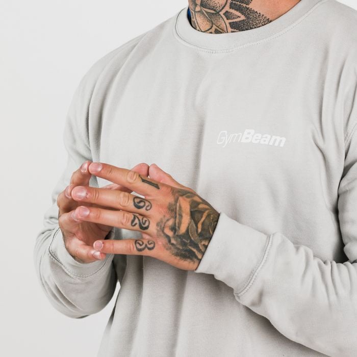 Суичър PRO Jumper Moon Grey - GymBeam L