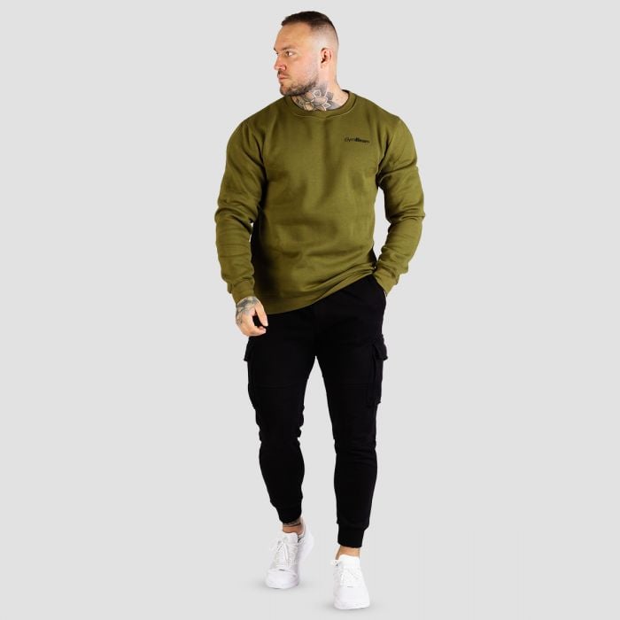 Мъжка блуза Basic Military Green - Gymbeam XL