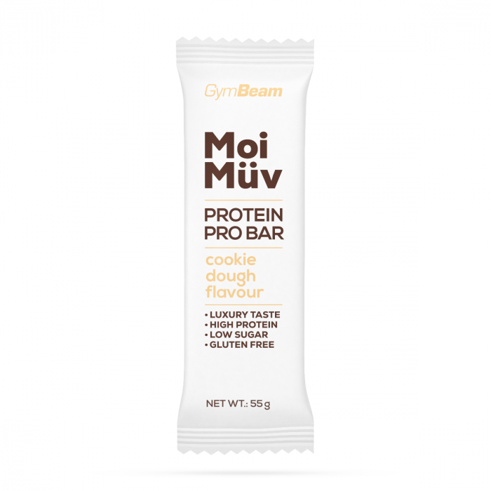 MoiMüv Protein Pro Bar - GymBeam 55 g - бисквитки