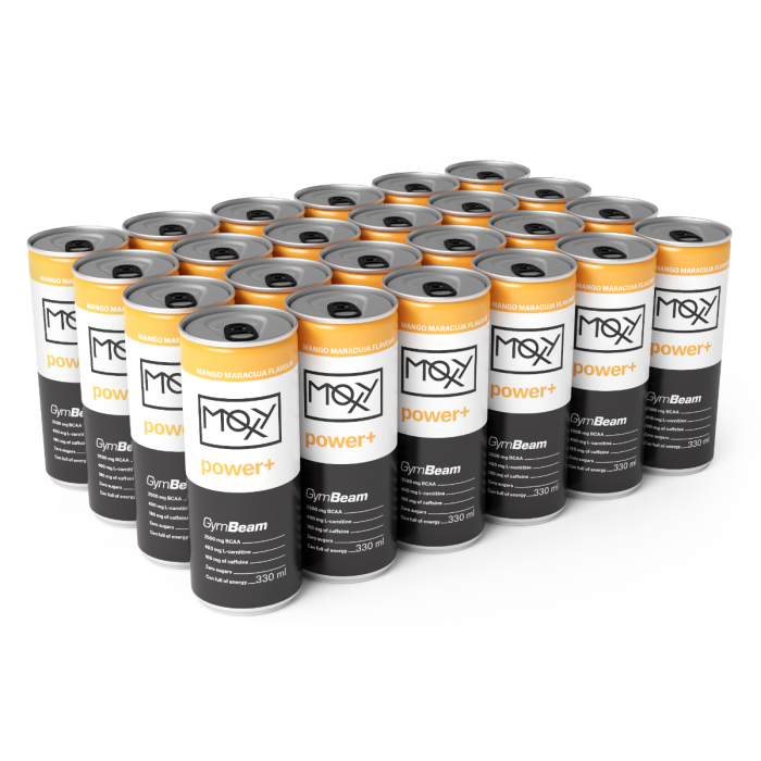 MOXY Power+ Energy Drink 330 ml - GymBeam горски плодове - 330 ml