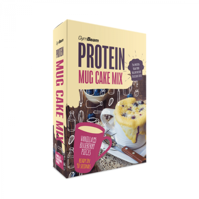 Протеинов микс Mug Cake Mix 500 г - GymBeam парченца шоколад