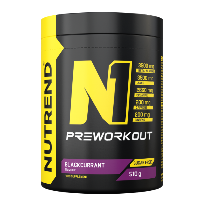 N1 Pre-Workout - Nutrend 10 x 17 g - грейпфрут