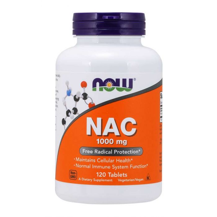 NAC - N-Acetyl Cysteine 1000 mg - NOW Foods