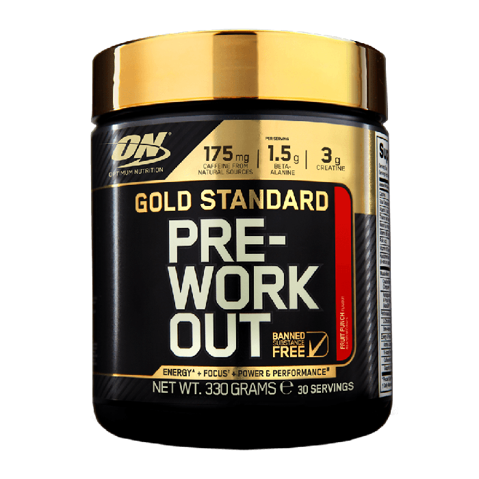 Gold Standard Pre-Workout 330 g Optimum Nutrition fruit punch