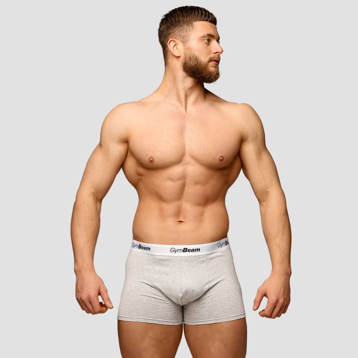 Боксерки Essentials 3Pack Grey - GymBeam XXXL