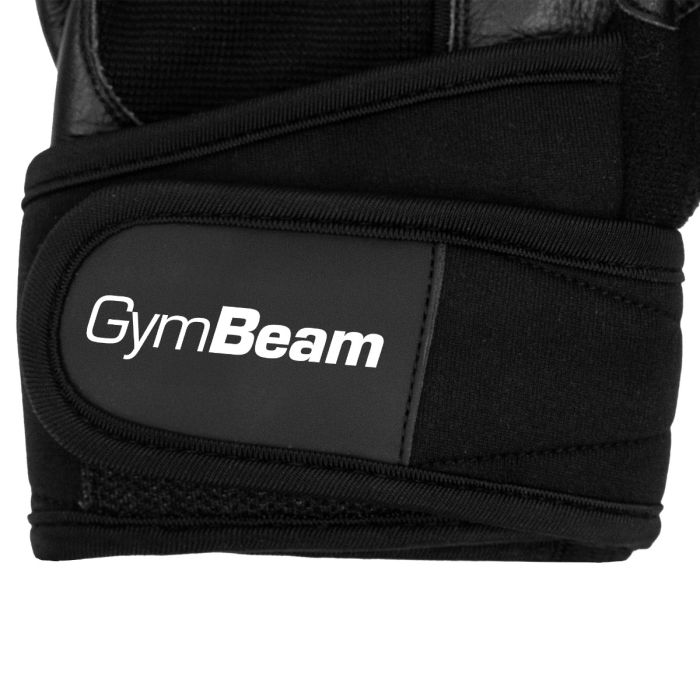 Фитнес ръкавици Pro WristWrap Black - GymBeam L