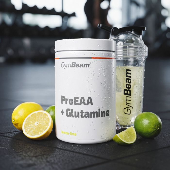 ProEAA + Glutamin - GymBeam 400 g - strawberry-kiwi
